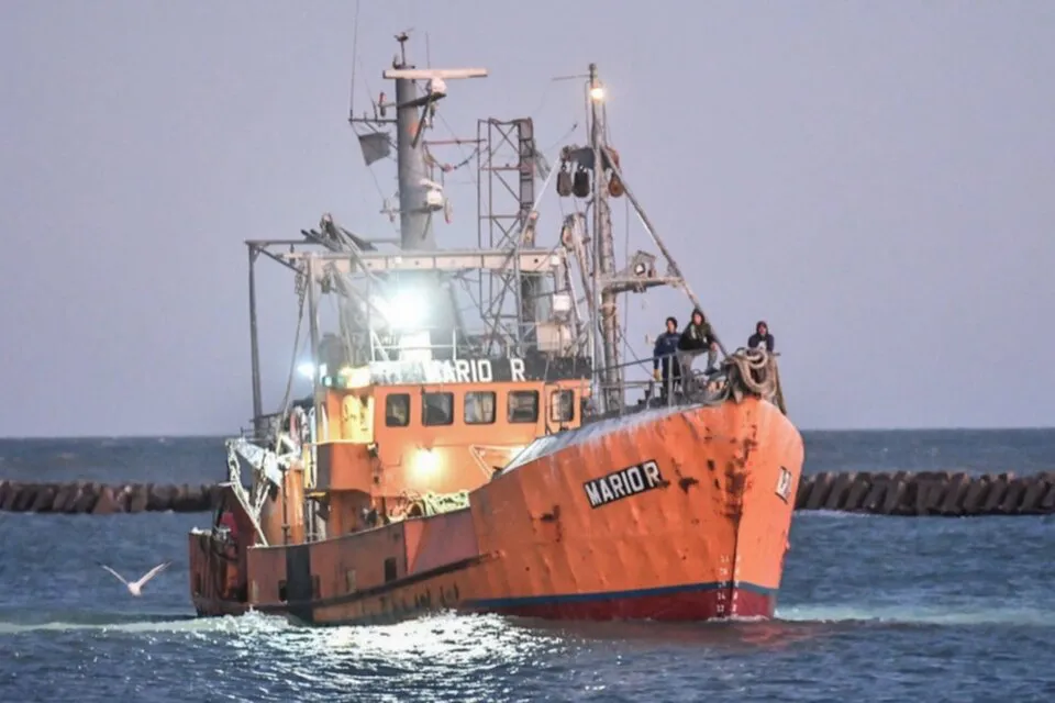 Barco pesquero - Créditos Télam